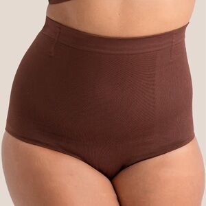 Empetua by Shapermint essentials high waisted shaper panty in brown size S NWT